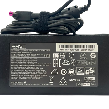 Acer Predator, Nitro 5 ve Nitro 7 Laptop Adaptörü 135W 19V 7.1A - 5.5 x 1.7 mm