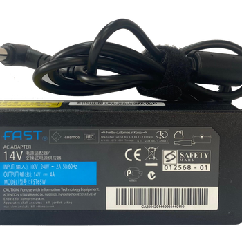 FAST 14V 4A 65W Lcd Led Monitör Adaptörü 6.0x4.4mm