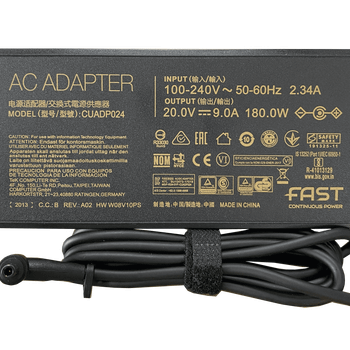 MSI HP ASUS 20V 9A 180W Pinli Uç Laptop Adaptörü 4.5x3.0mm
