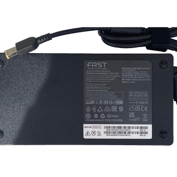 Fast Lenovo 20V 11.5A 230W Sarı USB Tip Dikdörtgen Uç Uyumlu Laptop Adaptör Şarj Aleti