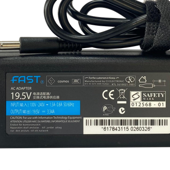 Dell 19.5V 3.34A 65W Pin Uçlu Laptop Adaptörü 4.5x3.0mm
