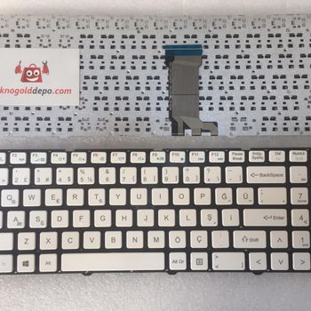 CASPER C650 TÜRKÇE BEYAZ KLAVYE
