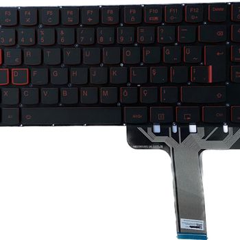 Lenovo Legion Y520-15IKB Kırmızı Işıklı Türkçe Klavye