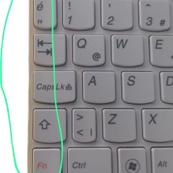 Lenovo S10-3 Türkçe Beyaz Klavye 