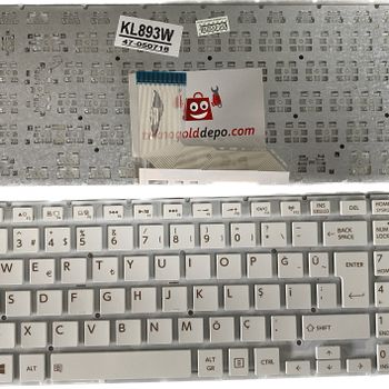Toshiba Satellite L50-B Beyaz Klavye (OEM)