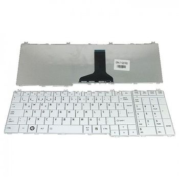 Toshiba Satellite C655 Beyaz Klavye (OEM)