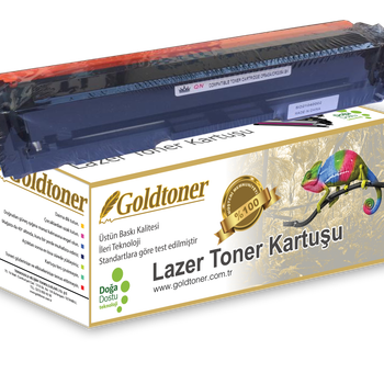 Gold Toner HP CF540A Toner (203A) / Canon CRG054 Toner