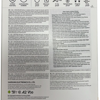 Samsung 128GB Evo Plus Mıcrosdxc Uhs-I U3 V30 A2 160MB/S - MB-MC128SA/TR