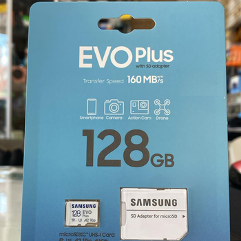 Samsung 128GB Evo Plus Mıcrosdxc Uhs-I U3 V30 A2 160MB/S - MB-MC128SA/TR