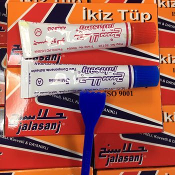Jalasanj İran Çift Karışımlı İkiz Tüp Epoksi Çelik Yapıştırıcı