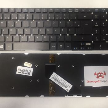 Acer Aspire 5755 Işıklı Siyah Klavye  (OEM)