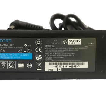 Fast 19V 4.74A 90W Standart Uçlu Laptop Adaptörü - 5.5x2.5mm