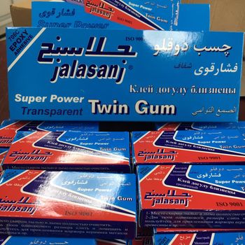 Jalasanj İran Çift Karışımlı İkiz Tüp Epoksi Çelik Yapıştırıcı (Şeffaf)