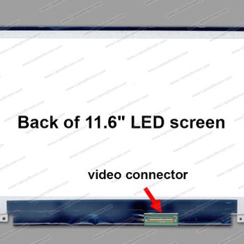 11.6” Slim Led Ekran 40 Pin Sağ Soket (vida yerleri altta ve üstte)
