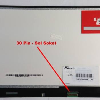 14" 30 Pin Sağ Soket Slim Led Ekran (1366x768)
