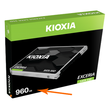 KIOXIA 960GB EXCERIA 2.5" 3D 555/540 MB/sn 3Yıl Garanti -  LTC10Z960GG8