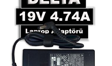 Delta 19V 4.74A 90W Standart Uçlu ORJINAL Laptop Adaptörü & Şarj Cihazı