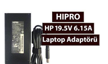 HP 19.5V 6.15A 120W Orjinal Laptop Adaptörü (iğneli)