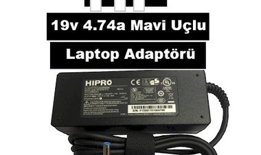 HP 19v 4.74a Mavi Uç Orjinal Laptop Adaptörü & Şarj Aleti