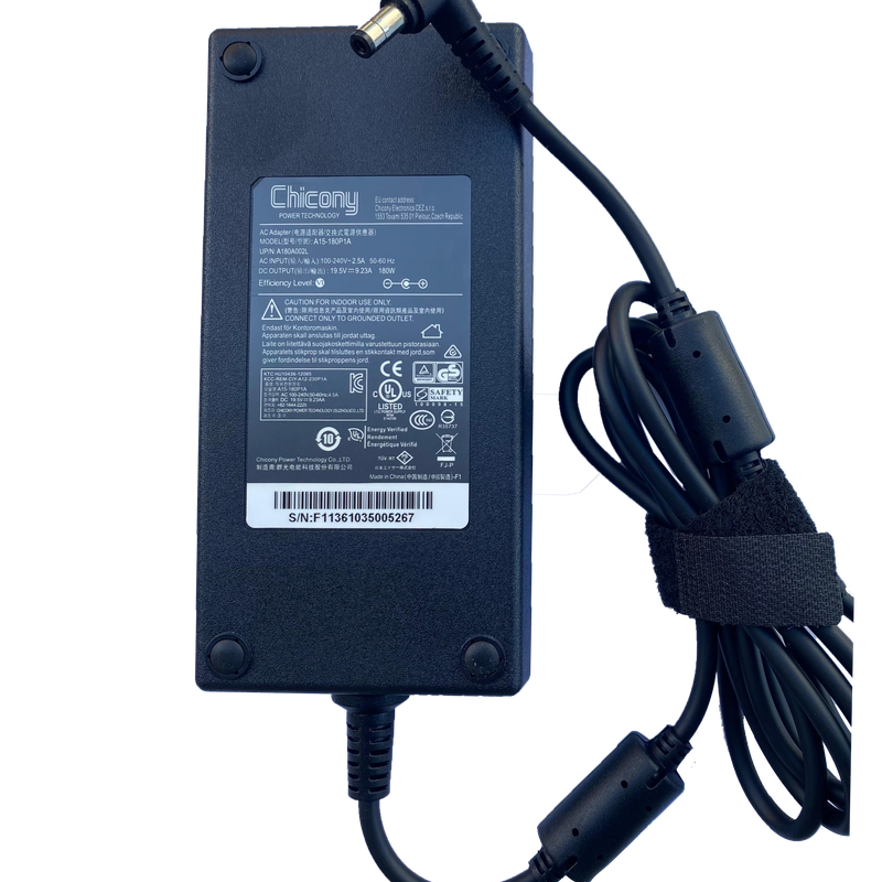 Resim Chicony 19.5V 9.23A 180W Standart Uç Laptop Adaptörü 5.5x2.5mm 