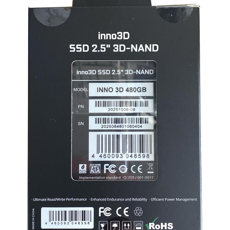 Inno3D 3D-NAND SATA 3.0 2.5" 480 GB SSD