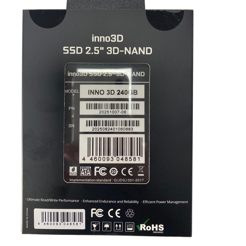 Inno3D 3D-NAND SATA 3.0 2.5" 240 GB SSD