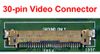 17.3" Led Laptop Ekranı 30 Pin Sol Soket 1600 x 900 