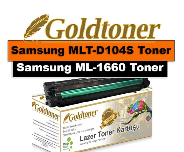 Gold Toner Samsung MLT-D104S Toner Fiyat (ML-1660 Muadil Toner Fiyat)