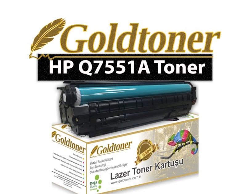 Gold Toner HP Q7551A Toner - HP P3005 Muadil Toner Fiyat