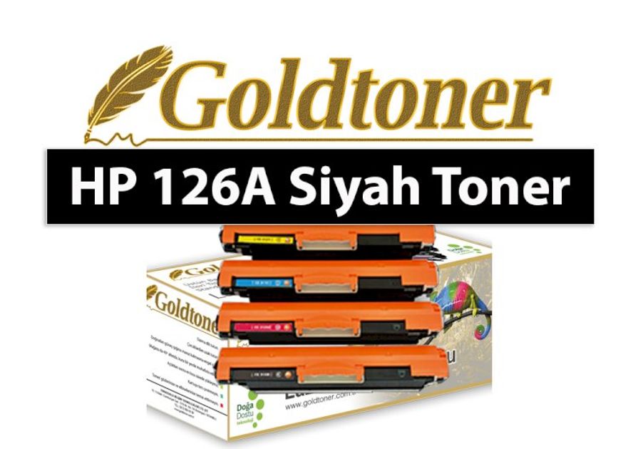 Gold Toner HP CE310, CF350, CRG 729, CRG 730, 130A,126A Siyah Toner Fiyat