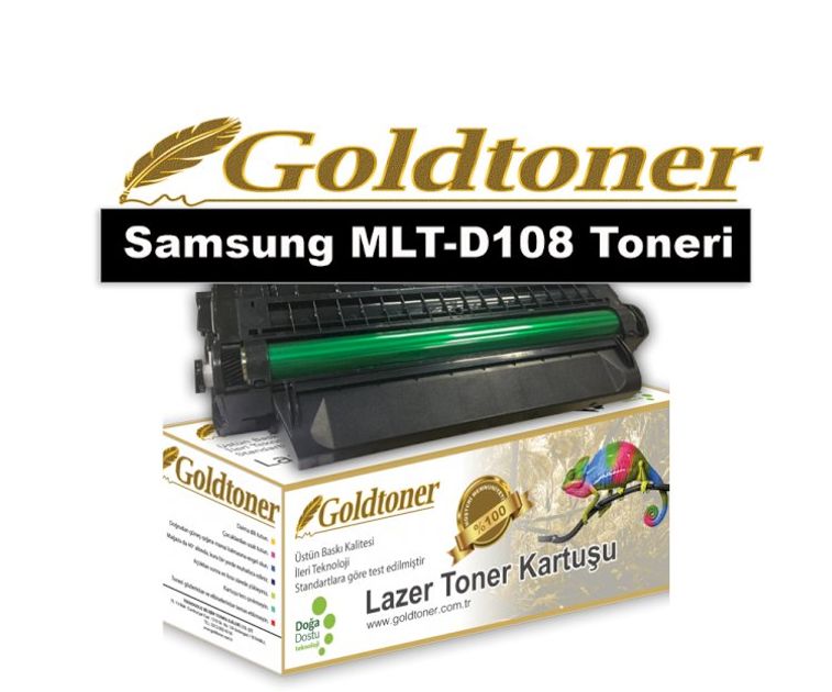 Gold Toner Samsung ML1640 Toneri Fiyat - Samsung MLT D108 Toneri Fiyat