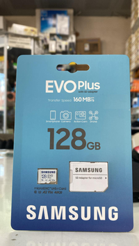 Samsung 128GB Evo Plus Mıcrosdxc Uhs-I U3 V30 A2 160MB/S - MB-MC128SA/TR