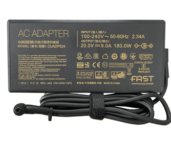 MSI HP ASUS 20V 9A 180W Pinli Uç Laptop Adaptörü (4.5mm*3.0mm)