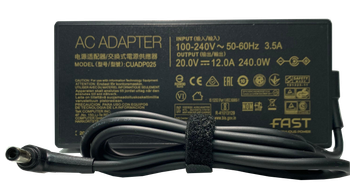 Asus 20V 12A 240W Pinli Uç Laptop Adaptörü - ( 6.0mm*3.7mm )