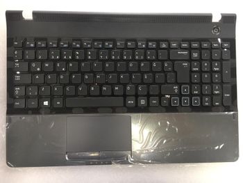 Samsung NP300 Klavyeli Siyah Üst kasa (C) Cover 