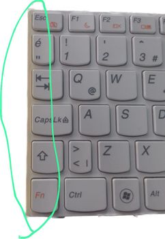 Lenovo S10-3 Türkçe Beyaz Klavye 