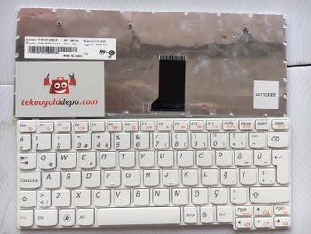 Lenovo S10-3 Türkçe Beyaz Klavye 