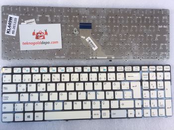 Casper MT50 Beyaz Klavye Çerçeve Siyah (OEM)