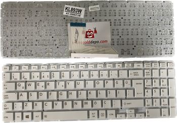 Toshiba Satellite L50-B Beyaz Klavye (OEM)