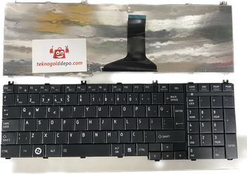 Toshiba Satellite C655 Siyah Klavye (OEM)