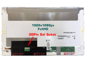 17.3" Led Laptop Ekranı 30 Pin Sol Soket Full HD 1920*1080  -  B173HTN01.1  