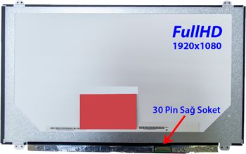 15.6 Full HD Slim Led Laptop Ekranı 30 Pin Sağ Soket