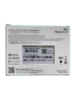 Team CX2 512GB 530/490MB/s 2.5" SATA3 SSD Disk (T253X6512G0C101)