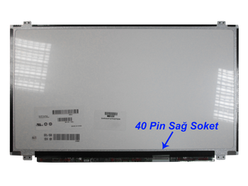 15.6" Slim Led Laptop Ekranı 40 Pin Sağ Soket 2. EL