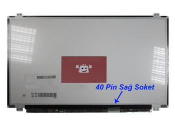 15.6" Slim Led Laptop Ekranı 40 Pin Sağ Soket 2. EL