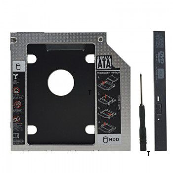 DVD Yuvasına Takılan 12.7mm SSD Kutusu- Kalın SSD Kızak 