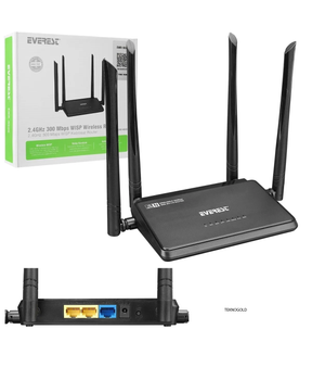 Everest EWR-N500 300Mbps WISP Repeater+Access Point ve Bridge Kablosuz Router