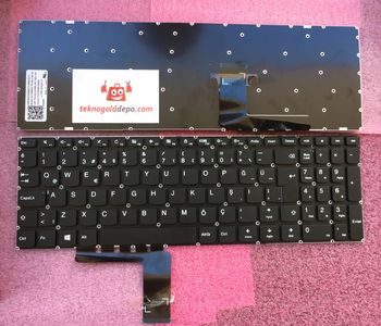 Lenovo IdeaPad 110-15IBD Türkçe Siyah Klavye (OEM)