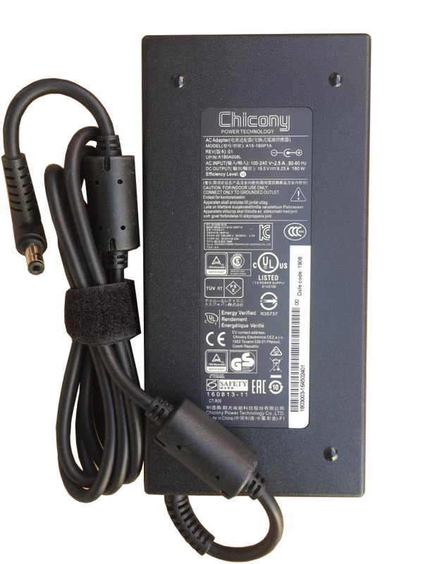 MSI 19.5V 9.23A 180W Standart Uç Laptop Adaptörü (5.5mm*2.5mm)