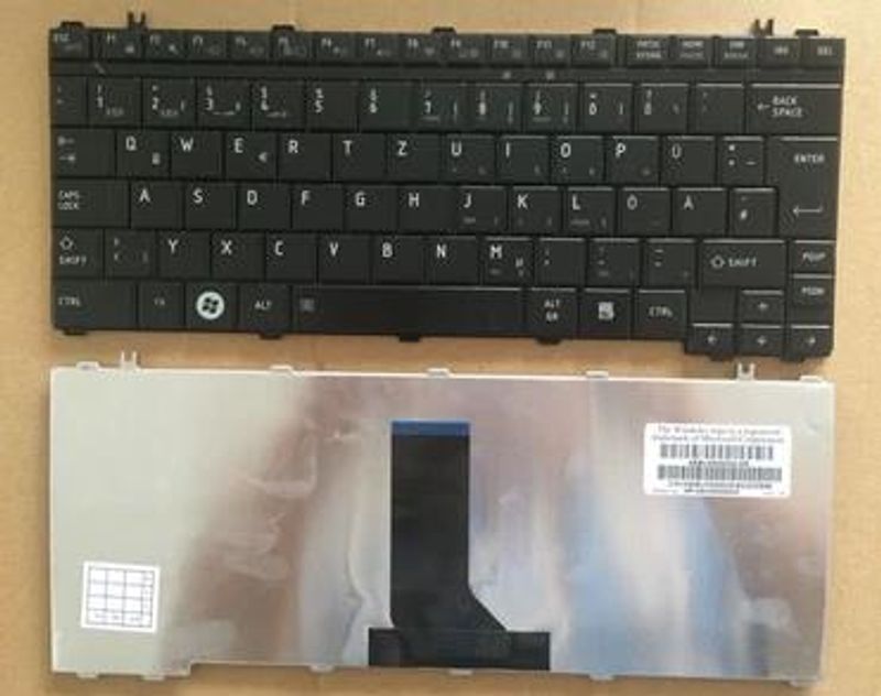 Toshiba Satellite Siyah U500 Klavye (OEM)